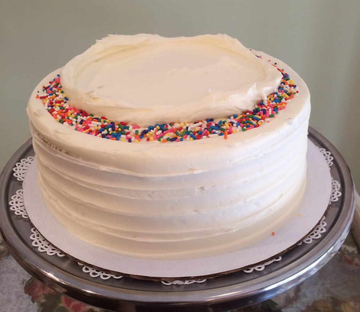 Customizable Sprinkle Cake