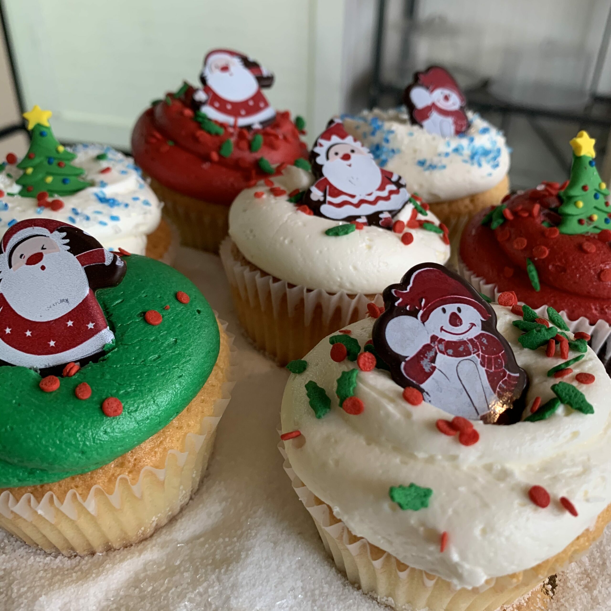 Christmas Cupcakes - Baran Bakery