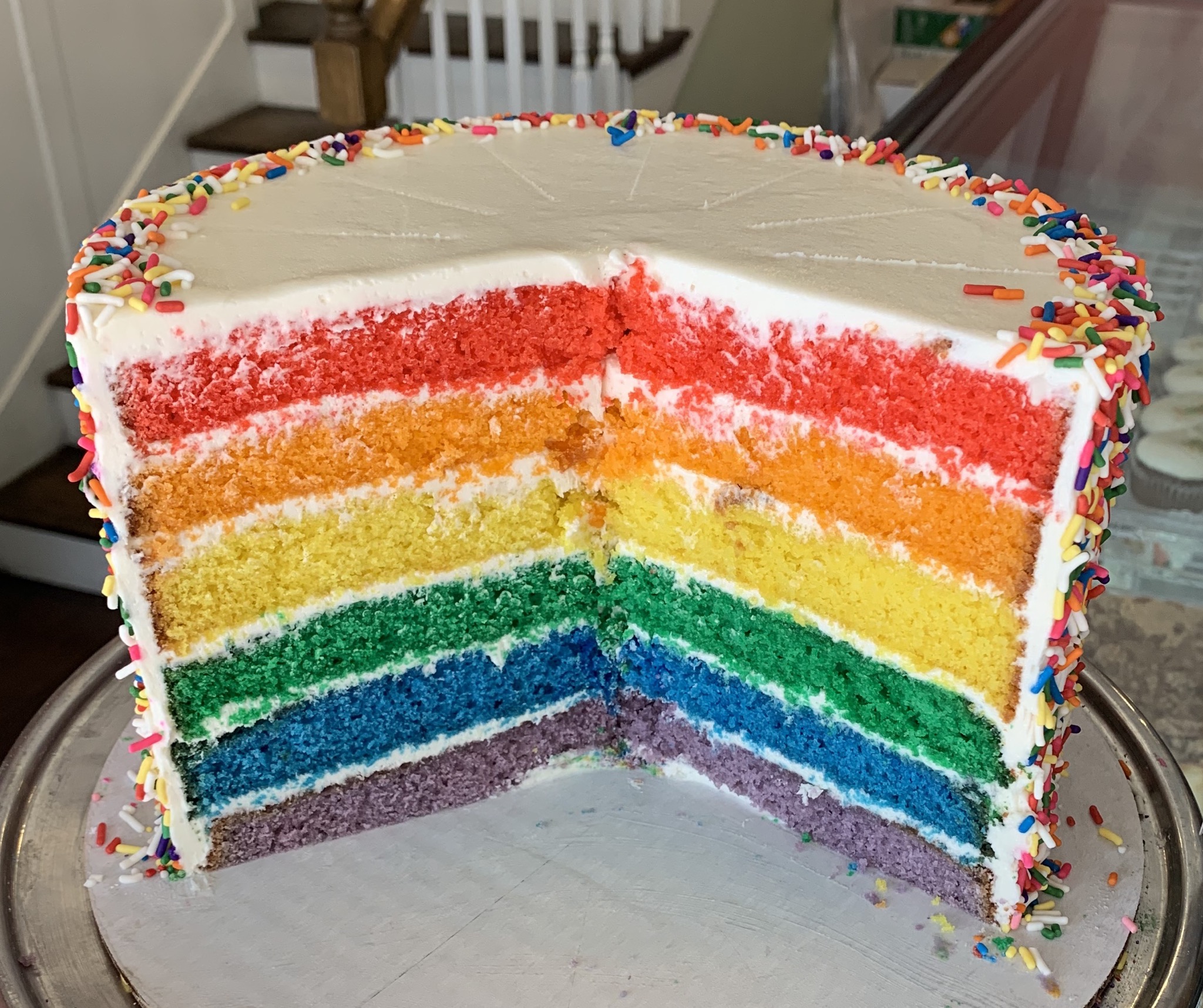 Rainbow Cake - The Cakeroom Bakery Shop