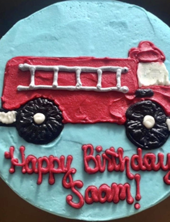 Fire Truck Cookie Cake | The Prickly Poppy Bakery | Flickr