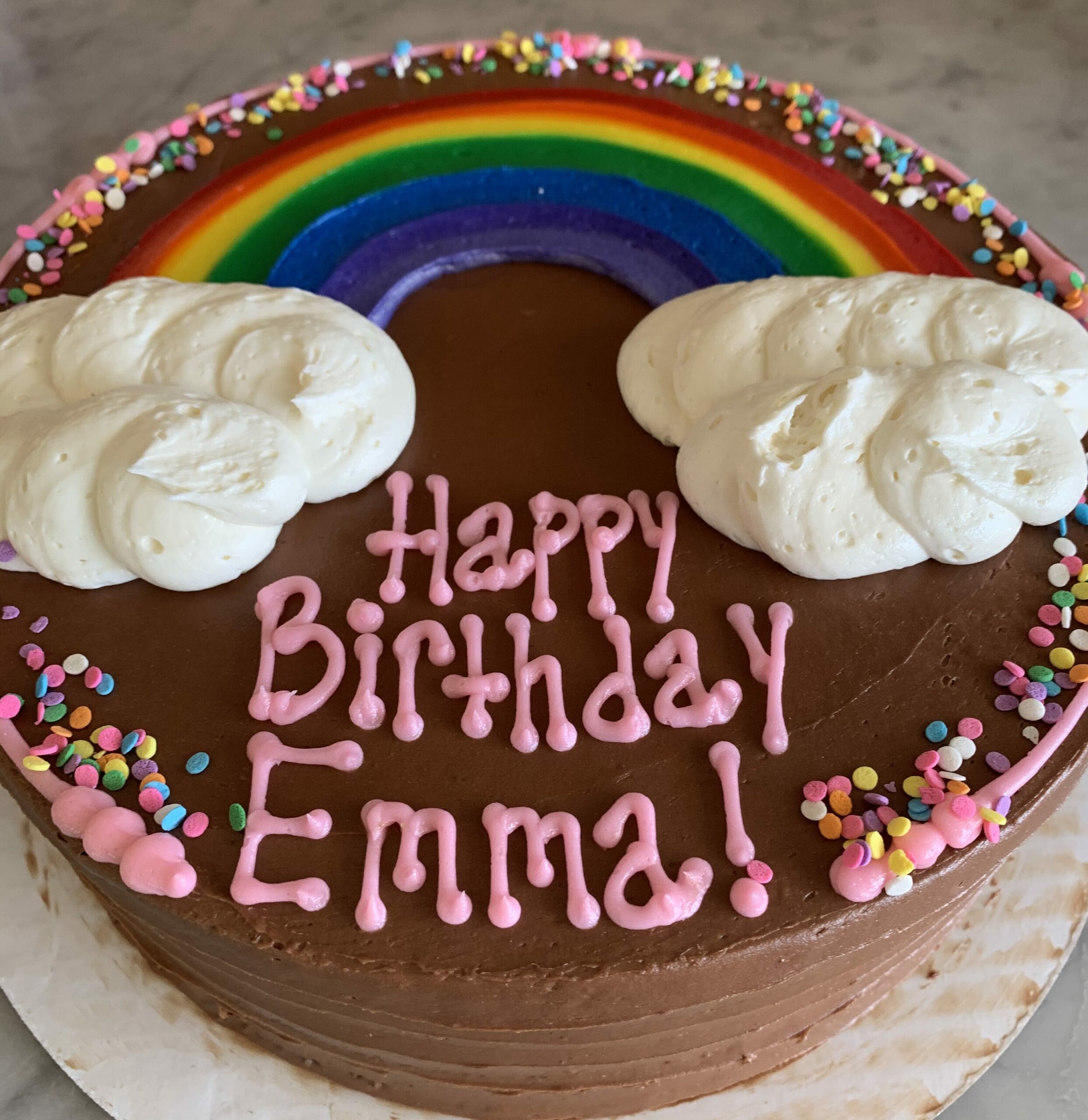 Rainbow Cake- The Little Epicurean
