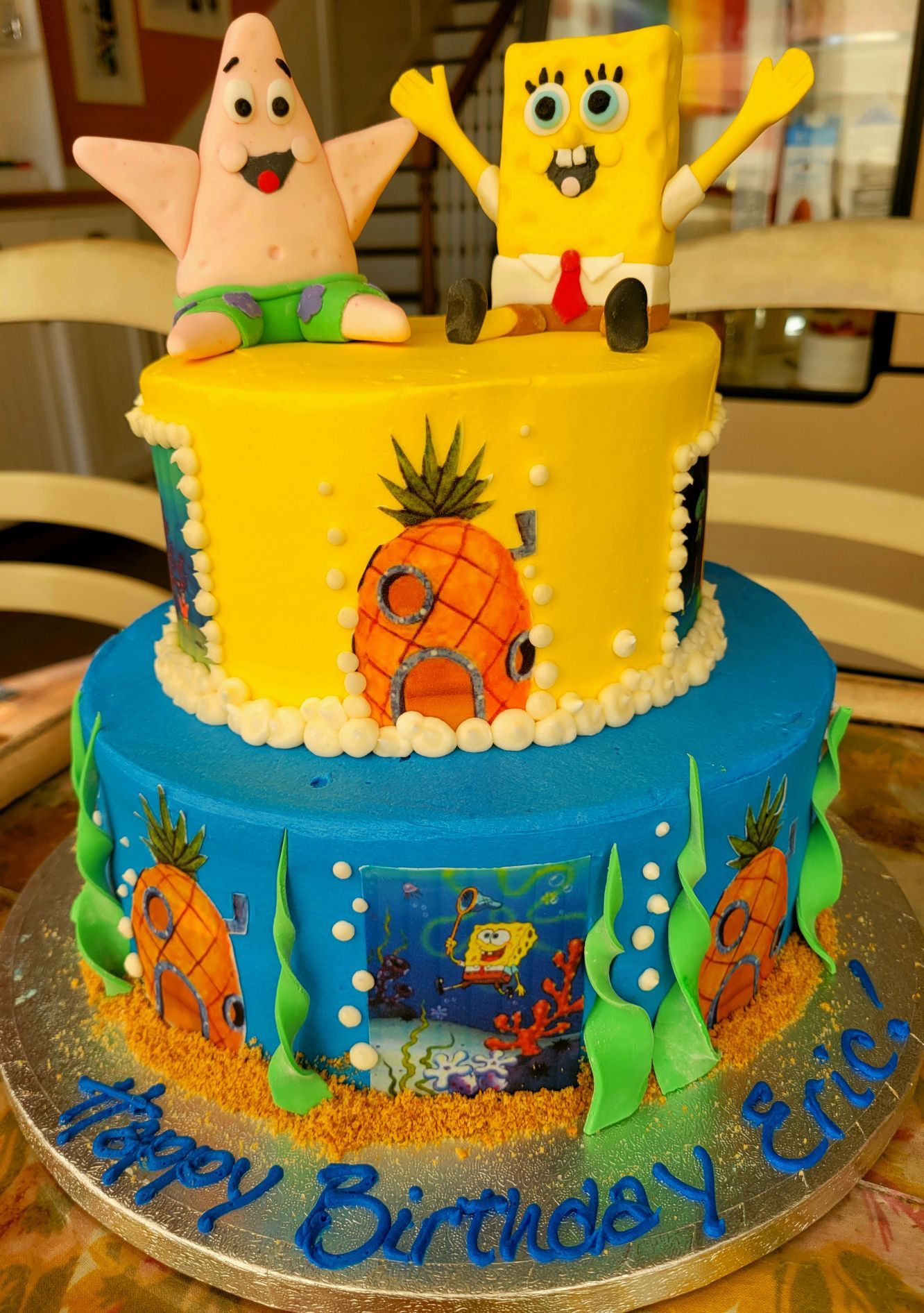 Spongebob Squarepants Birthday Cake No.K032 - Creative Cakes