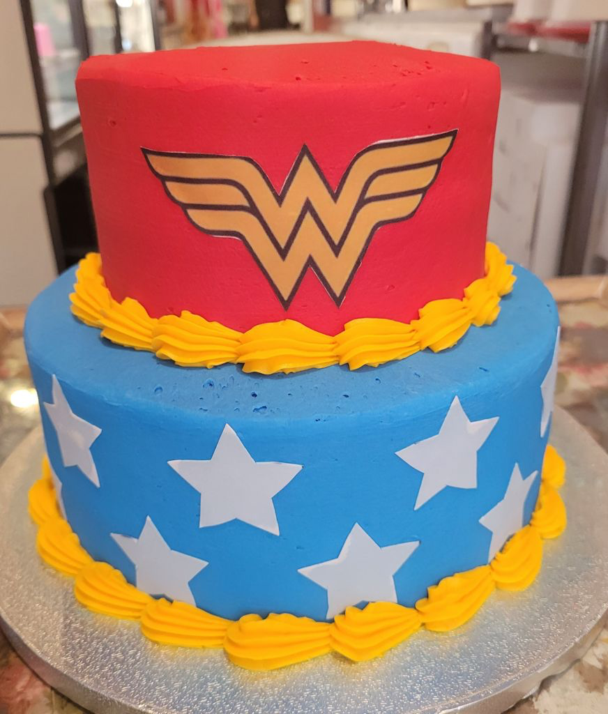 Wonder Woman Baby Shower Cake – Tiffany's Bakery