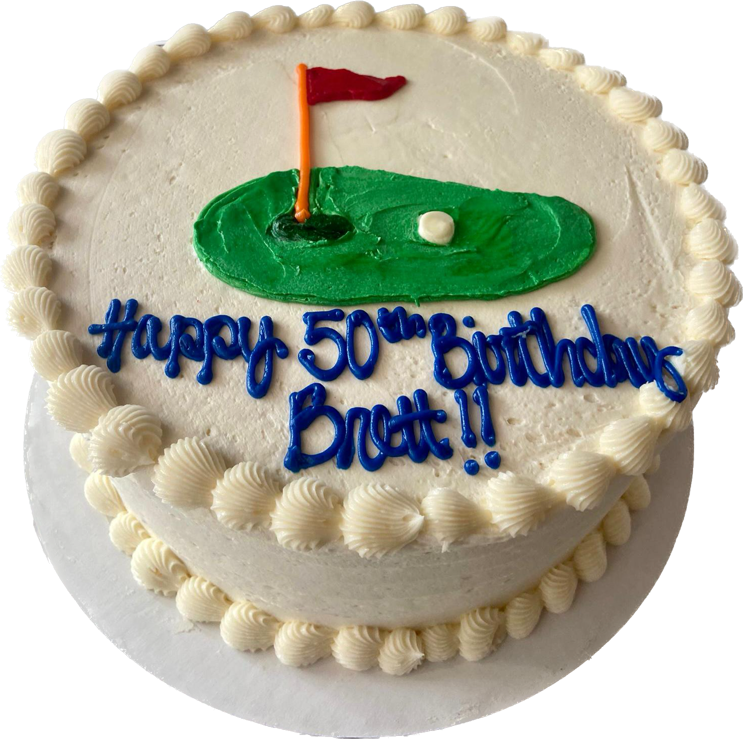 50Th Birthday Golf Cake - CakeCentral.com